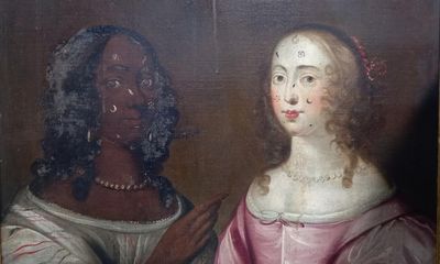 ‘Highly unusual’: lost 17th-century portrait of black and white women as equals saved for UK