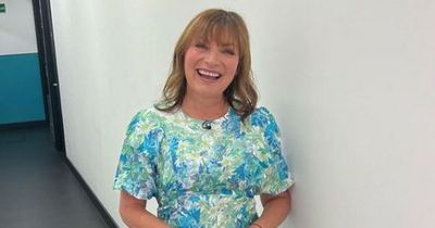 Lorraine Kelly stuns in 'beautiful' Ted Baker dress in a 'great colour'