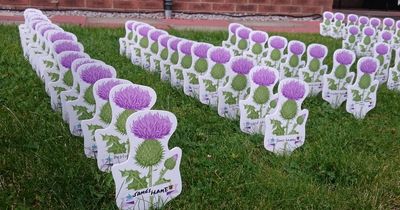 Lanarkshire hospice launches Thanksgiving Thistles memorial