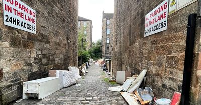 Glasgow resident 'relieved' after battle with council to install gate to prevent fly tipping ends