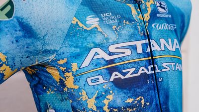 Astana Qazaqstan unveil 'veins of mineral stones' kit for Tour de France