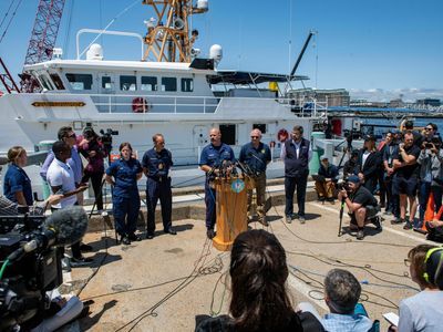 The U.S. Navy heard the likely implosion of the missing Titan sub on Sunday