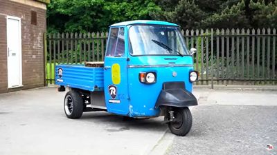 Mad With Power: Check Out This Suzuki Hayabusa-Swapped Piaggio Ape