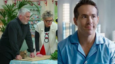 I Have No Idea Why Ryan Reynolds Was At The Great British Bake Off Tent With Paul And Prue, But It's Delightful