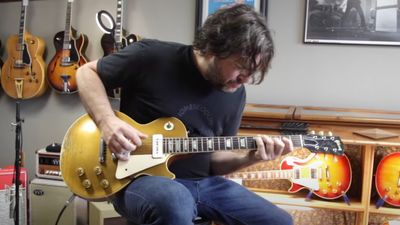 Tom Bukovac demoing a vintage Gibson Les Paul and Strat in a guitar shop is the best sales pitch we've heard