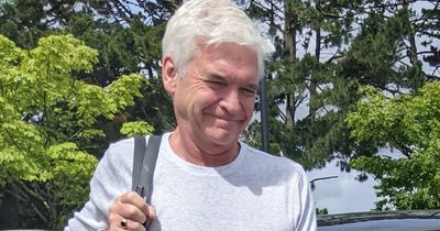 Phillip Schofield 'very tired' during low-key outing as Holly parties at Glastonbury