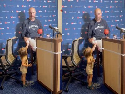 Daughter of Minnesota Twins manager wins hearts with ‘adorable’ antics during press conference