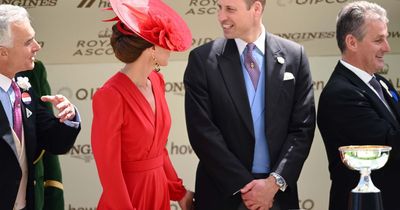Kate and William share a cheeky flirty moment as they join King and Queen at Royal Ascot