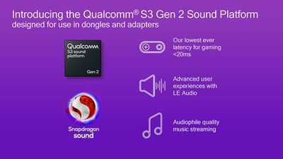 Qualcomm S3 Gen 2 platform promises low latency and enhanced audio for gaming