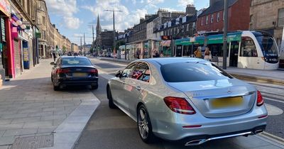 Edinburgh residents hit back after two 'selfish' drivers park in cycle lane