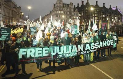 Julian Assange’s supporters promise to step up protests as US extradition looms