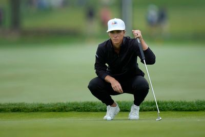 Mel Reid in major hunt at Women’s PGA Championship nine months after quitting sport