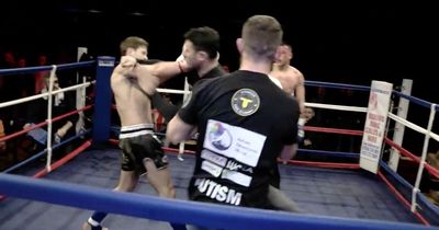 EncroChat firearms dealer storms ring during kickboxing bout and sparks mass brawl