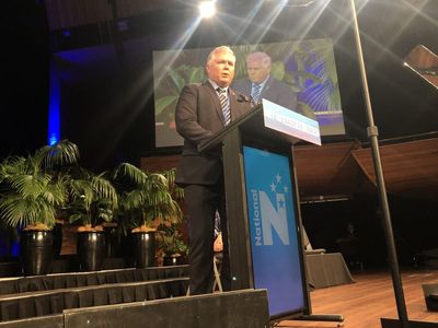 National party conference plays it safe on day one
