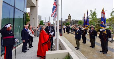Sunderland celebrates Armed Forces Day with flag raising ceremony and family activities