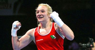 What time is Amy Broadhurst fighting today at the European Games?