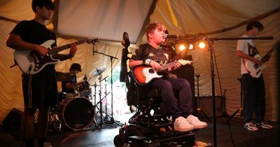 Teen boys become youngest band to ever play Glastonbury - after being discovered at school talent show