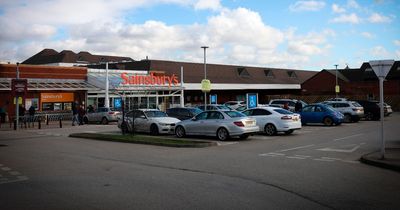 Car drives into trolleys outside Beeston Sainsbury's as fire service called