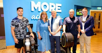 Co Antrim man returns to gym to thank staff who saved his life after heart attack