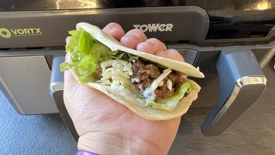 I made the viral 'walking' air fryer tacos and it's as good as it looks