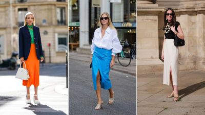 How to style a slip skirt for work for a chic and smart look