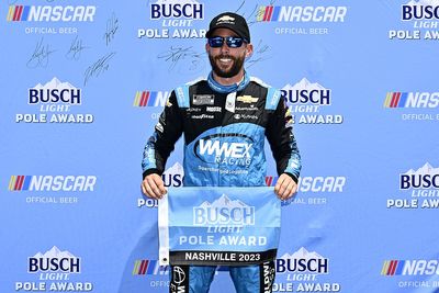 Ross Chastain earns first career NASCAR Cup pole at Nashville
