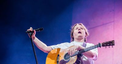 Emotional Lewis Capaldi says 'sorry' to Glastonbury crowd after struggling to complete set