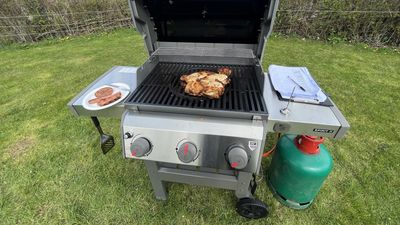 Weber Spirit II E-310 review: a large gas grill with foldable side tables