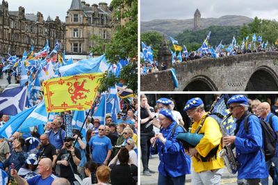 Independence activists give verdict on SNP's General Election plans at AUOB rally
