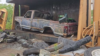 Watch Classic 1959 Buick, 1980s Ford F-150, 1990s Tempo Crushed To Oblivion