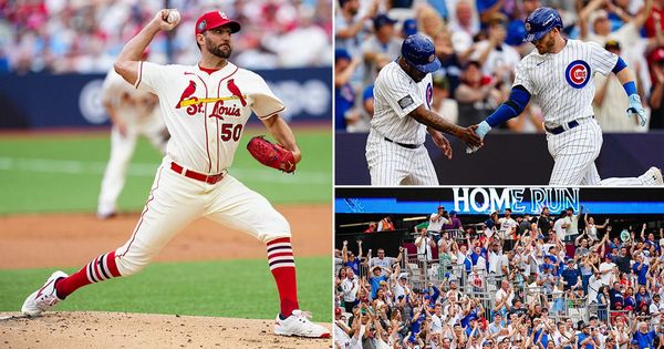 St Louis Cardinals battle back to beat Chicago Cubs and split MLB