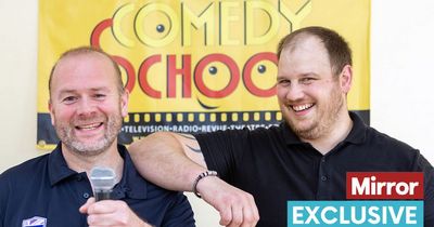 Brave former soldiers laugh off the traumas of war with stand-up comedy performance