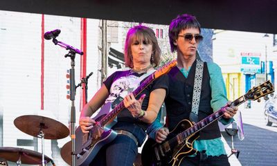 The Pretenders at Glastonbury review – Chrissie Hynde in the pocket with Johnny Marr and Dave Grohl