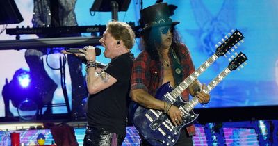 Glastonbury viewers complain about Axl Rose's microphone as Guns N' Roses headline Pyramid Stage