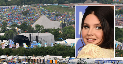 Lana Del Ray's mic turned off and screens cut out during Glastonbury set after she over runs