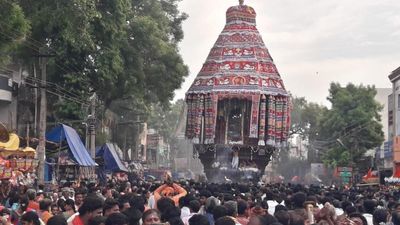 Thousands of devotees witness car festival of Sri Natarajar temple in Chidambaram