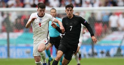 Declan Rice drops subtle Kai Havertz transfer hint with double message as Arsenal near deal