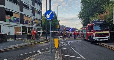Four fire engines rush to tackle blaze at Stockport building