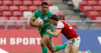 What time and TV channel are Ireland Rugby Sevens in Olympic qualifying action today?