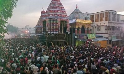 Devotees throng to witness chariot procession at Tamil Nadu's Chidambaram Natarajar temple