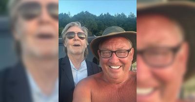 Sir Paul McCartney's question to Scouse dad after bumping into him at Glastonbury