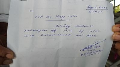 Passengers miss train as railway authorities forget to make announcement