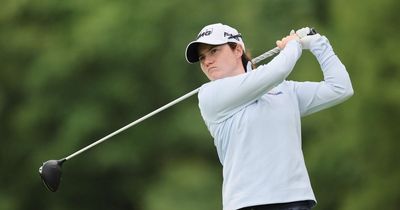 Leona Maguire being cheered on by her pop star friend Niall Horan