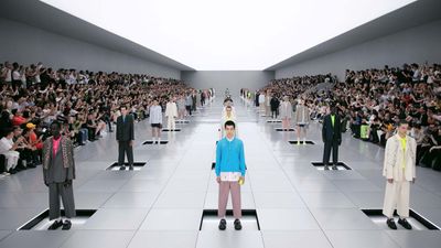 Kim Jones on his spectacular Dior show set, which saw models appear from the floor