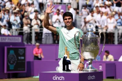 Carlos Alcaraz sees himself as one of the Wimbledon favourites after Queen’s win