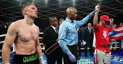 Jason Quigley suffers defeat after "boxing out of his skin" against Edgar Berlanga