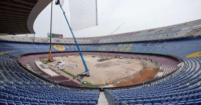 Nou Camp left a building site with Barcelona to leave iconic ground for Olympic Stadium