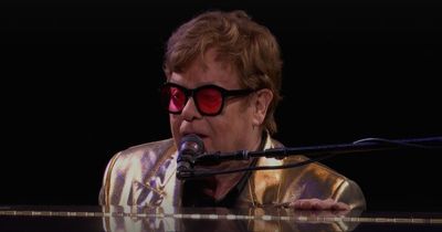 Elton John moves Glastonbury viewers to tears with moving tribute