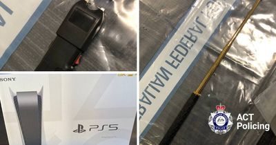 Search finds allegedly stolen PS5, weapons in home