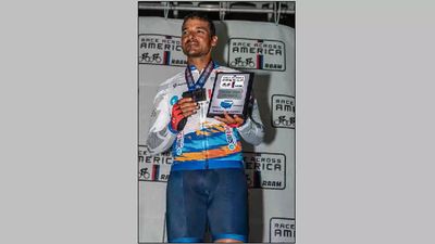 Amit Samarth braves breathlessness to finish Race Across America for the second time after 2017